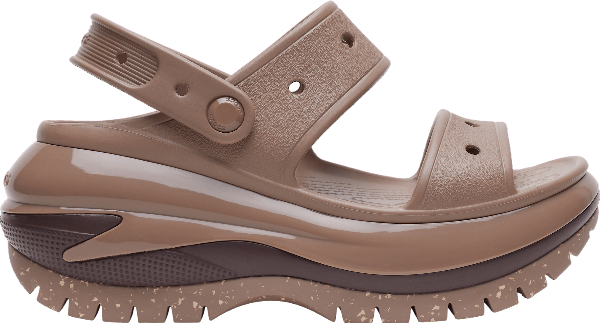 Crocs Mega Crush Sandal Latte