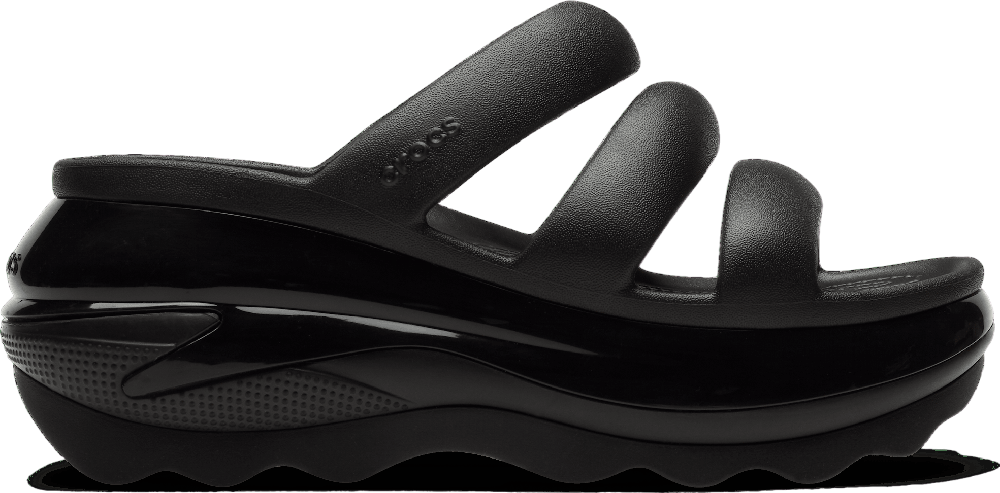 【CROCS】MEGA CRUSH TRIPLE STRAP W★BLACK Crocs Mega Crush Triple Strap - Black • Prices »