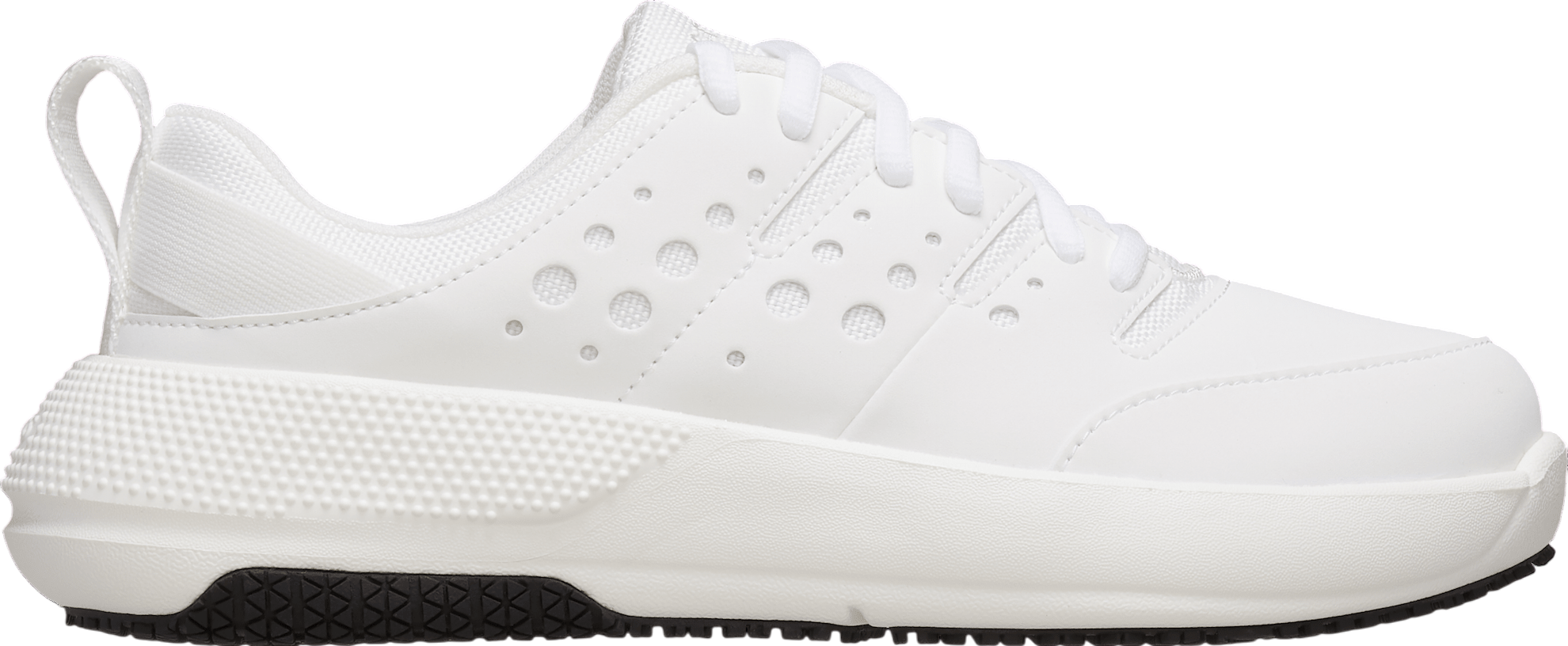 靴 crocs on the clock work slip-on white Crocs at Work Unisex On The Clock Slip Resistant Clog