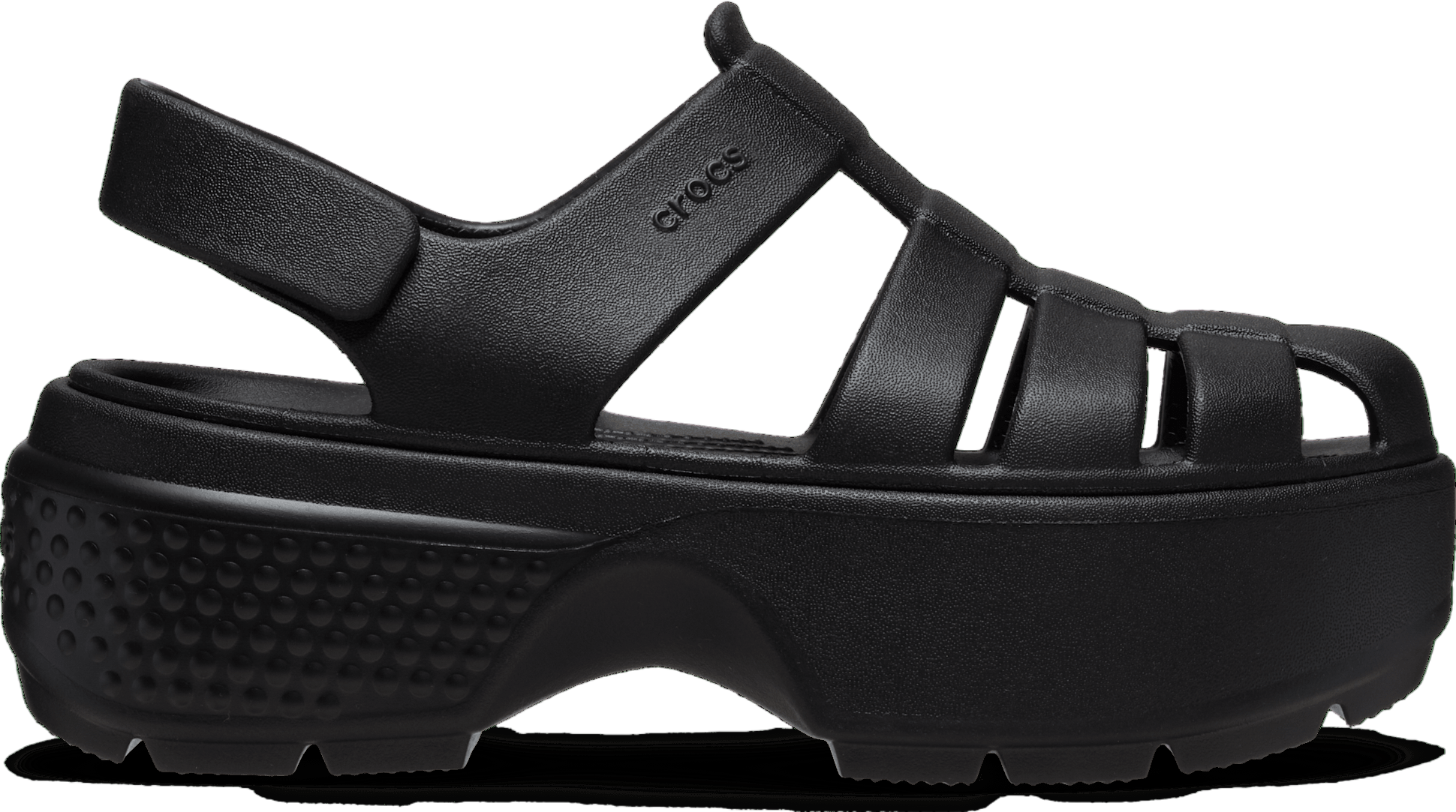 Crocs Stomp Fisherman Sandal Black