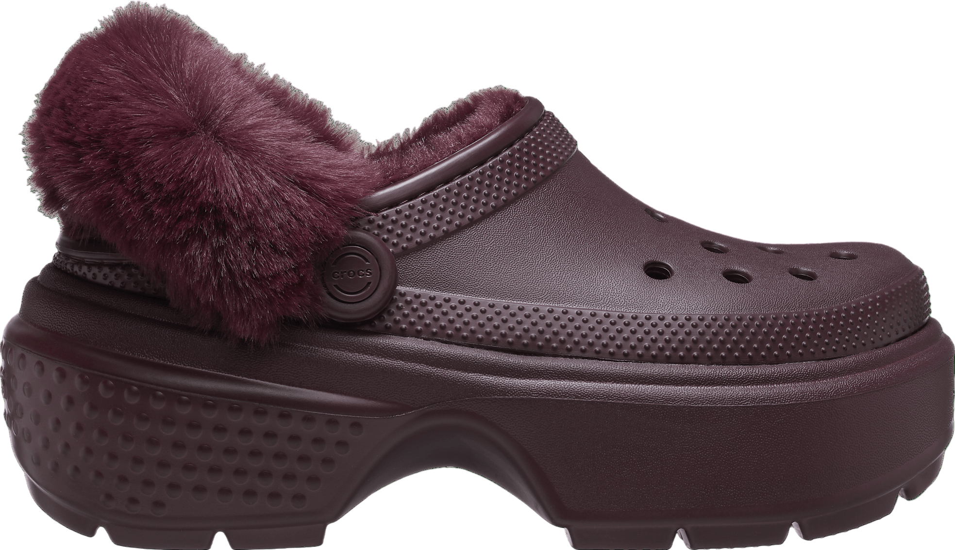 Crocs Stomp Lined Clog Dark Cherry