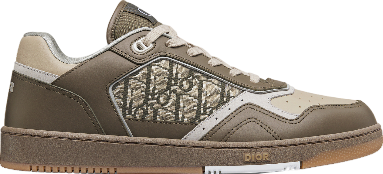 Dior B27 Low Khaki / Beige Smooth Calfskin