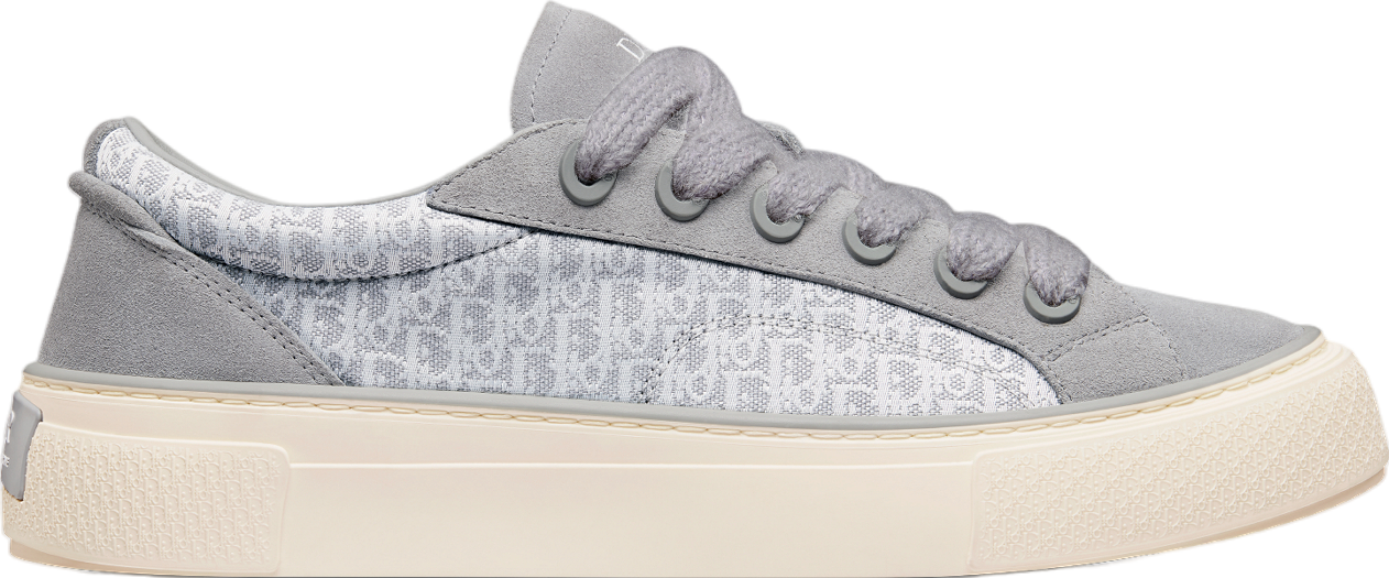 Dior B33 Gray Oblique Jacquard / Gray Suede