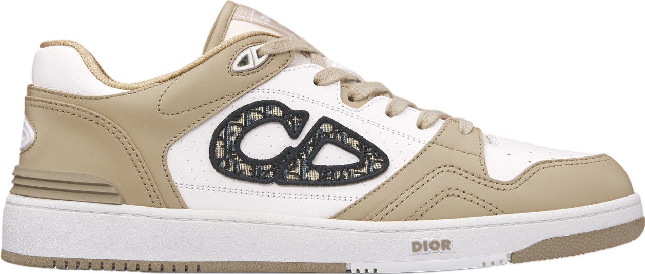 Dior B57 Low Beige / White Smooth Calfskin