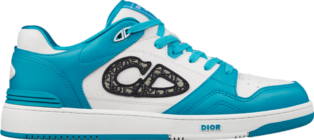 Dior B57 Low Blue / White Smooth Calfskin