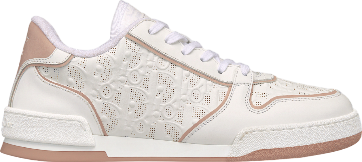 Dior One WMNS White / Nude Oblique Perforated Calfskin