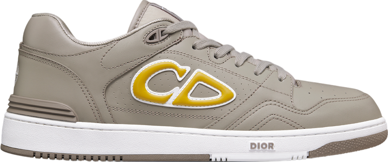 Dior x Stone Island B57 Low Gray / Yellow Smooth Calfskin