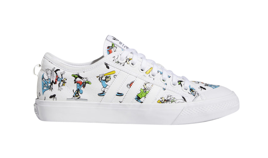 Disney X adidas Nizza Low Goofy White