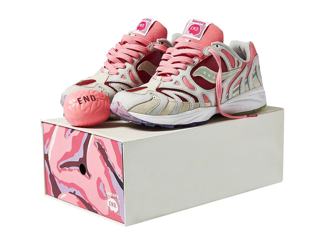 END. x Saucony Azura 2000 The Brain