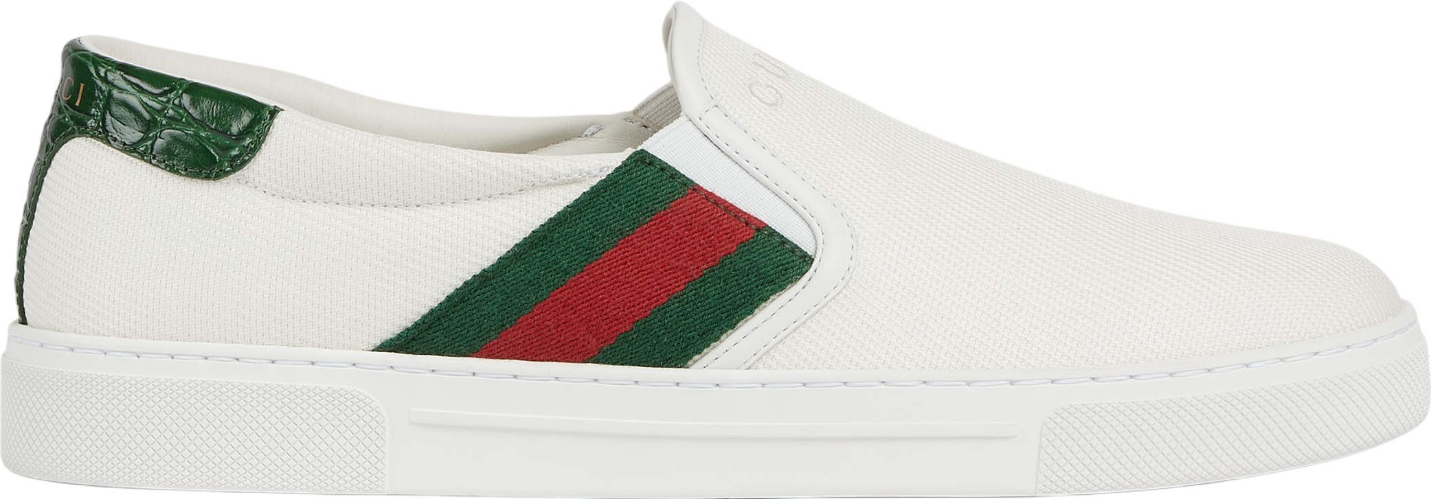 Gucci Ace Slip-on White Canvas - May 2025 - 834216FAEN89052 