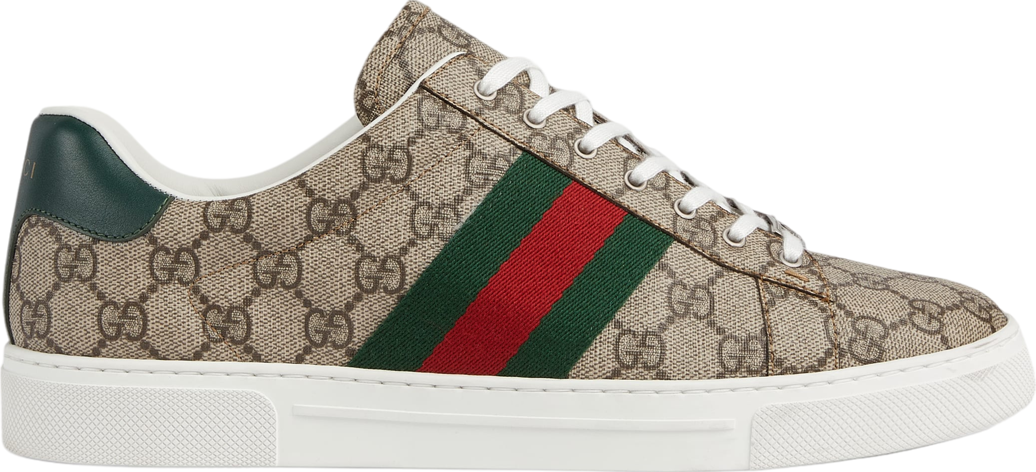 Gucci Ace With Web Beige Ebony Gg Supreme Jun 2024 760775FACMZ9746 KicksOnFire