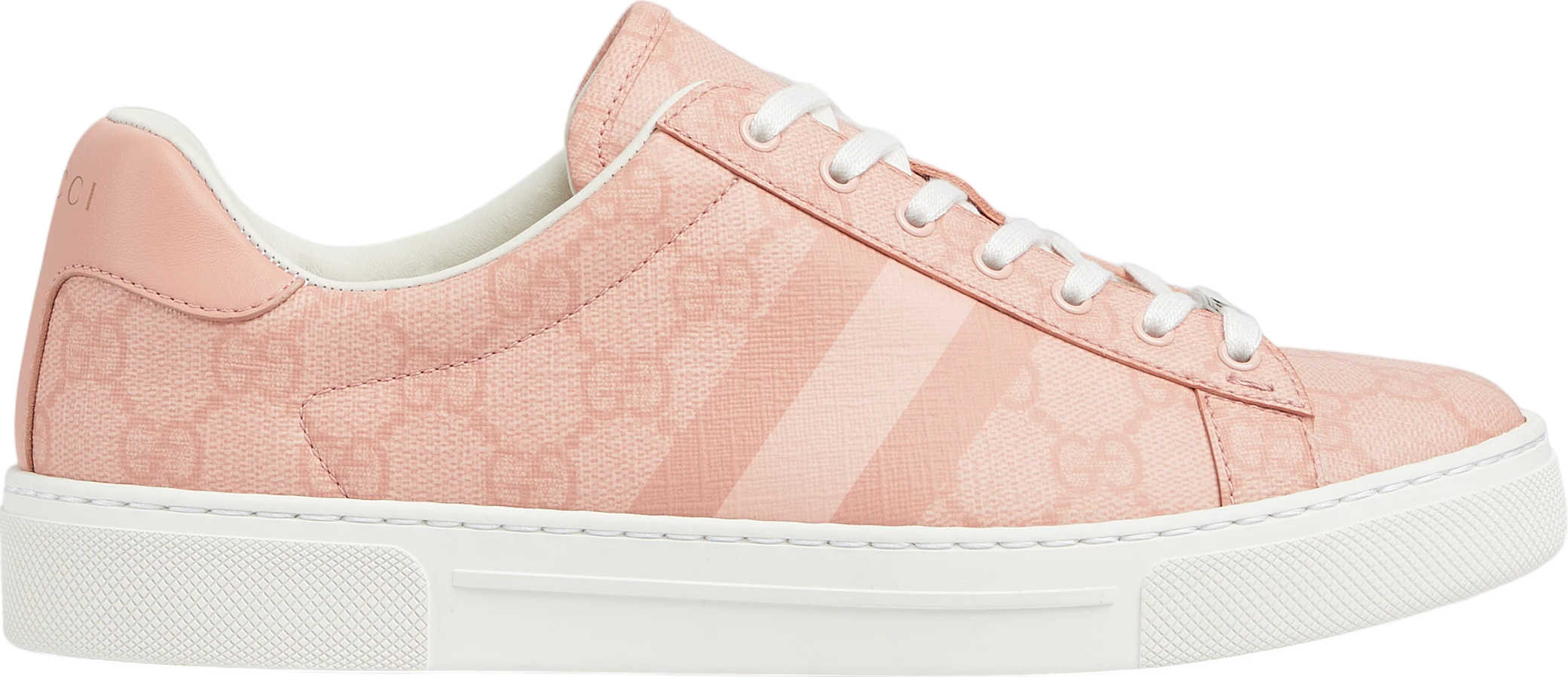 Gucci Ace With Web WMNS Pink Gg Supreme