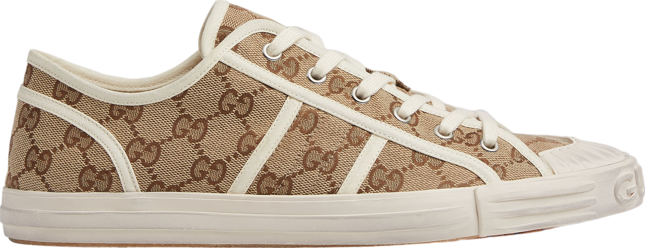 スニーカー GUCCI SNEAKERS BEIGE EBONY Beige & Ebony GG Run Sneaker - Designer Sneakers for Women