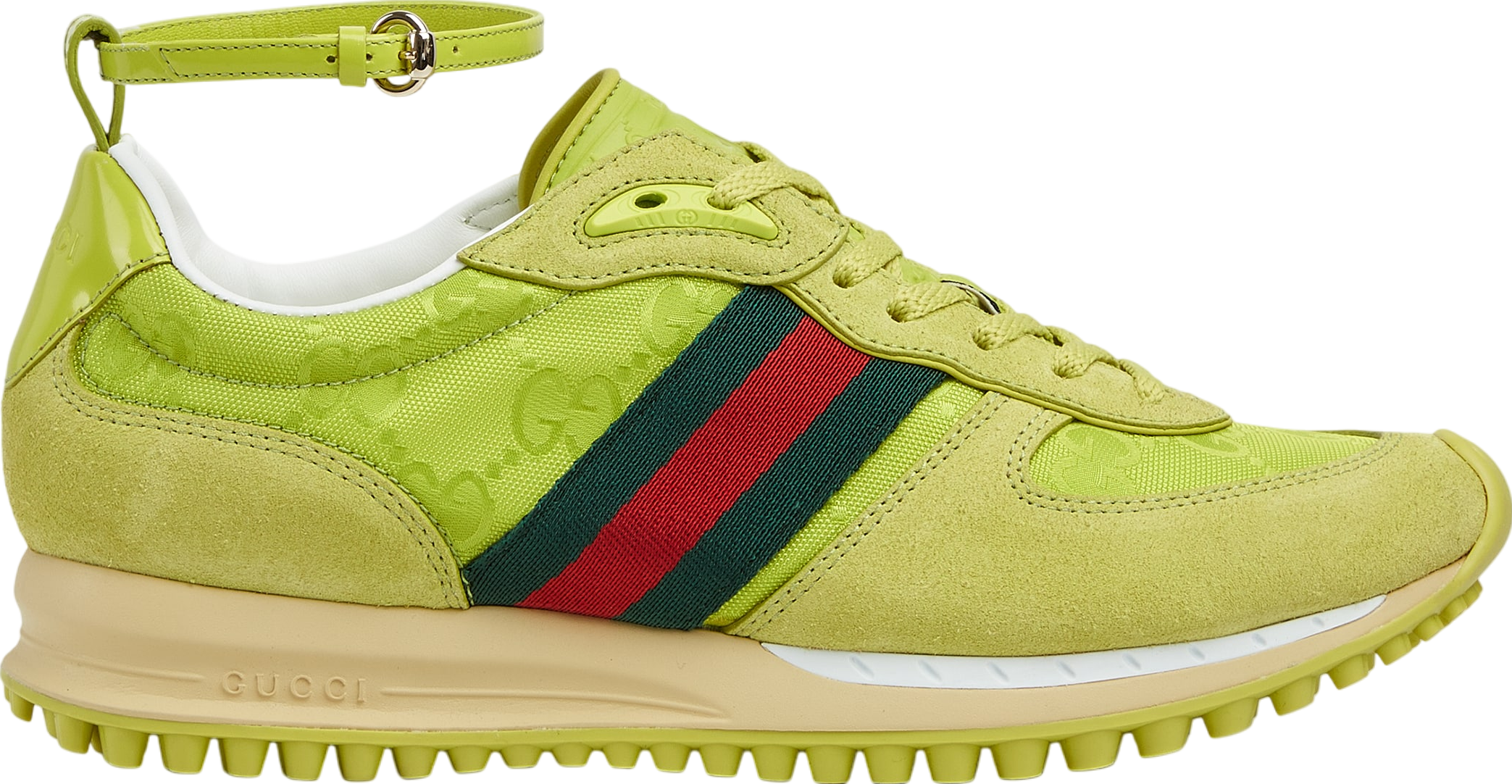 GUCCI グッチ リモーション スニーカー 832918AAEZM9067 Women's Gucci Re-Motion sneaker in white GG nylon | GUCCI® US
