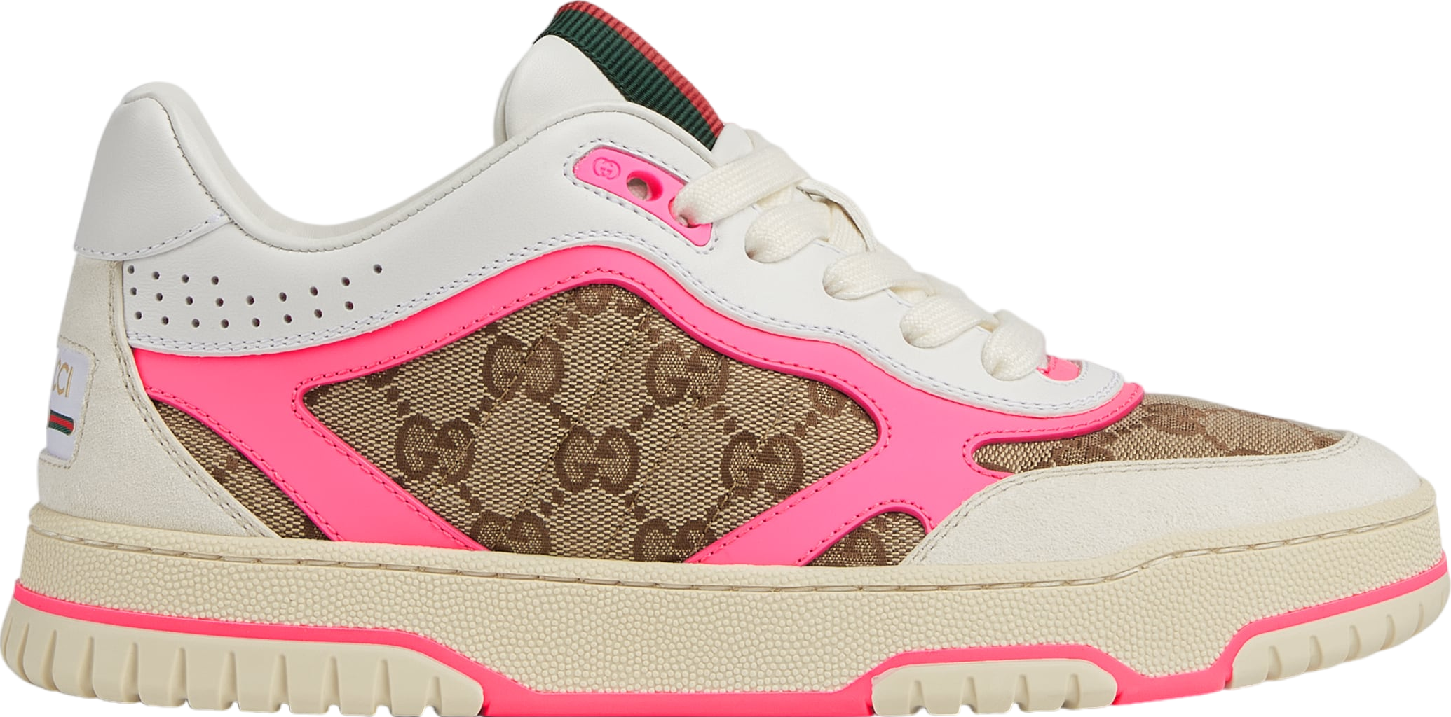 Gucci Re-Web WMNS Beige / Ebony Gg Canvas / Fuchsia