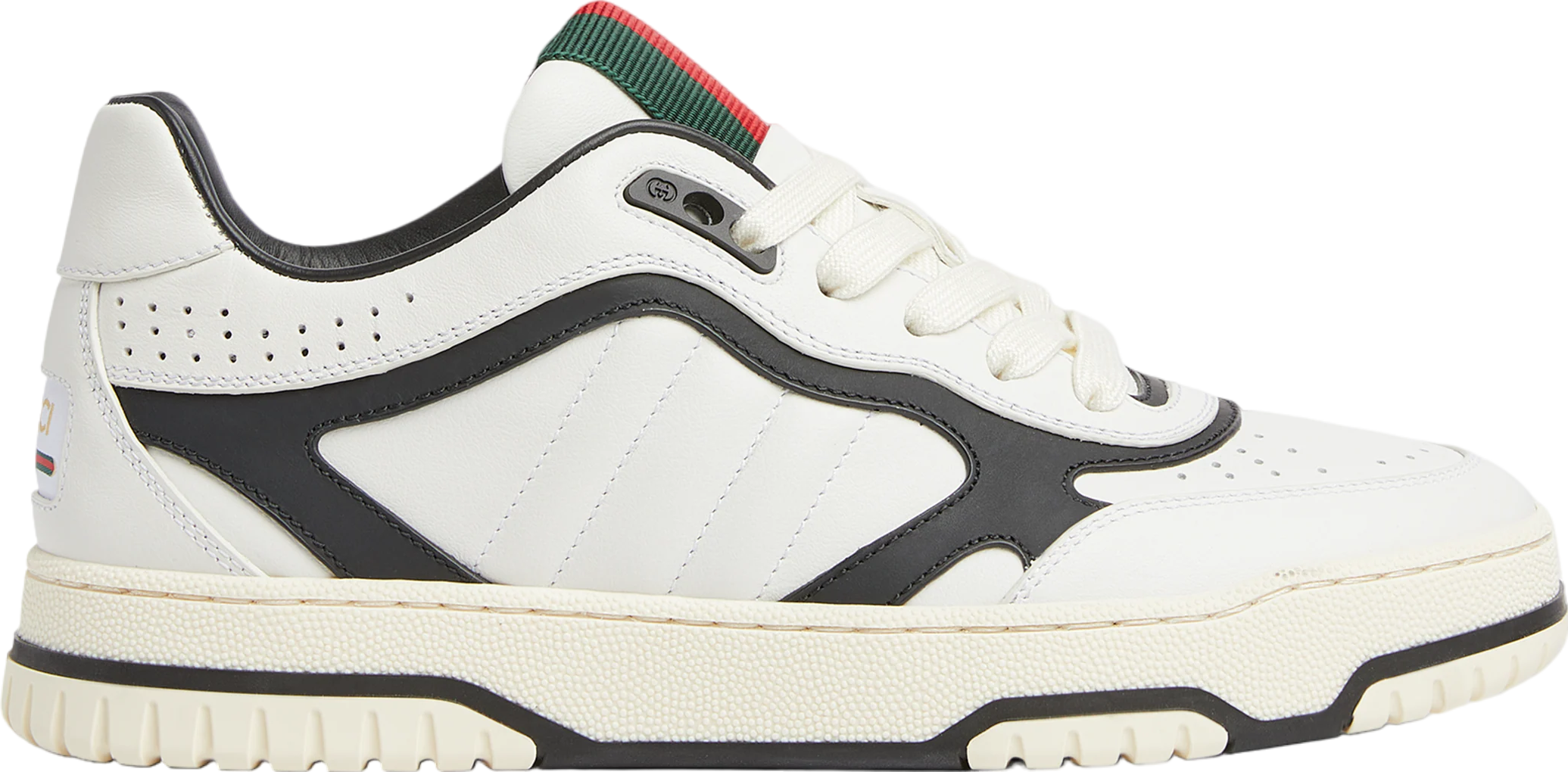 Gucci Re-Web WMNS White Leather / Black