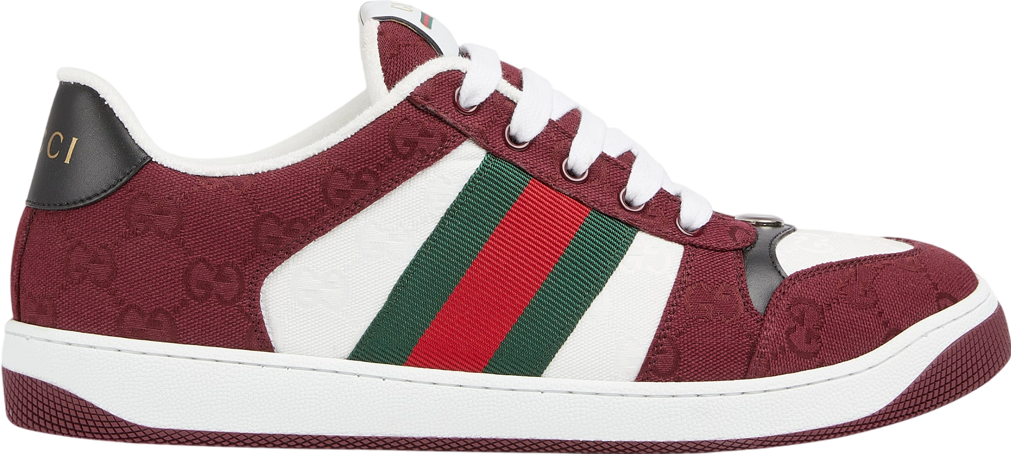 Gucci Screener Rosso Ancora Gg Canvas