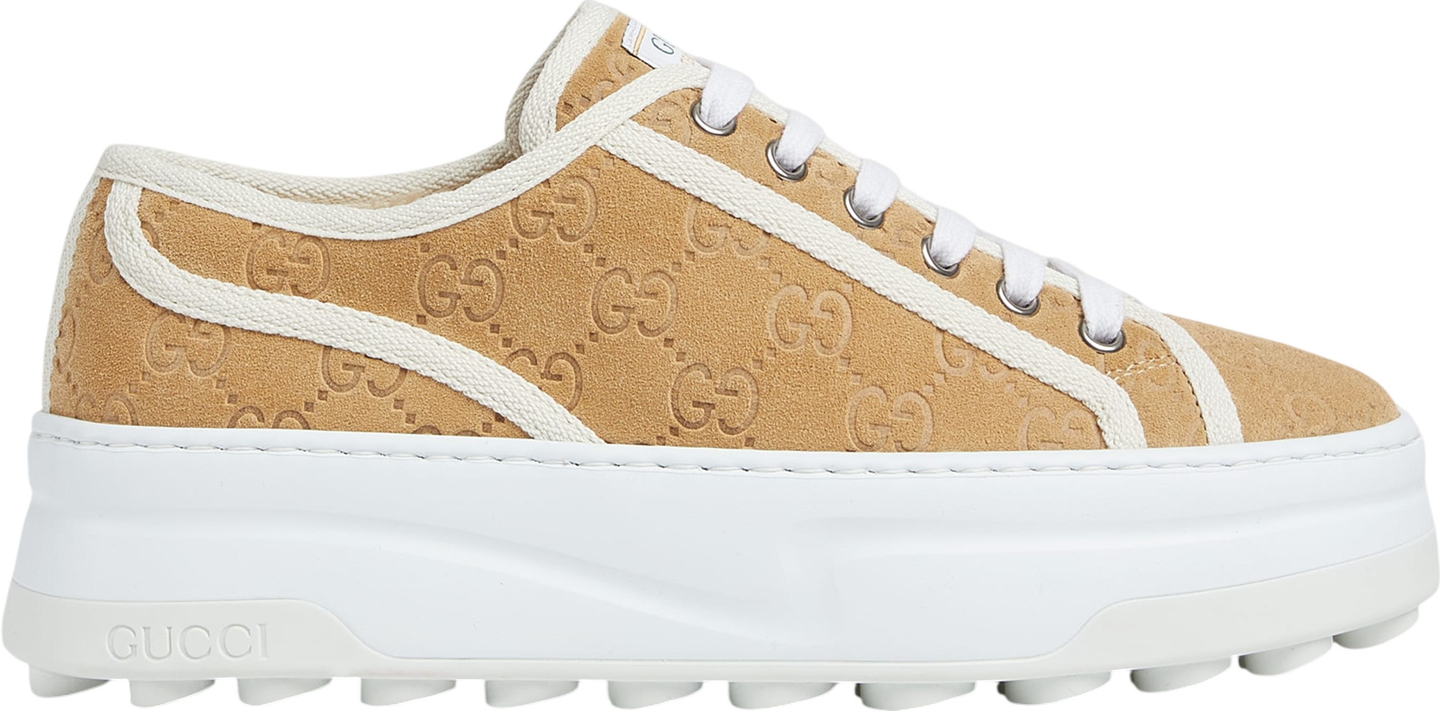 Gucci Tennis 1977 WMNS Beige Gg Suede