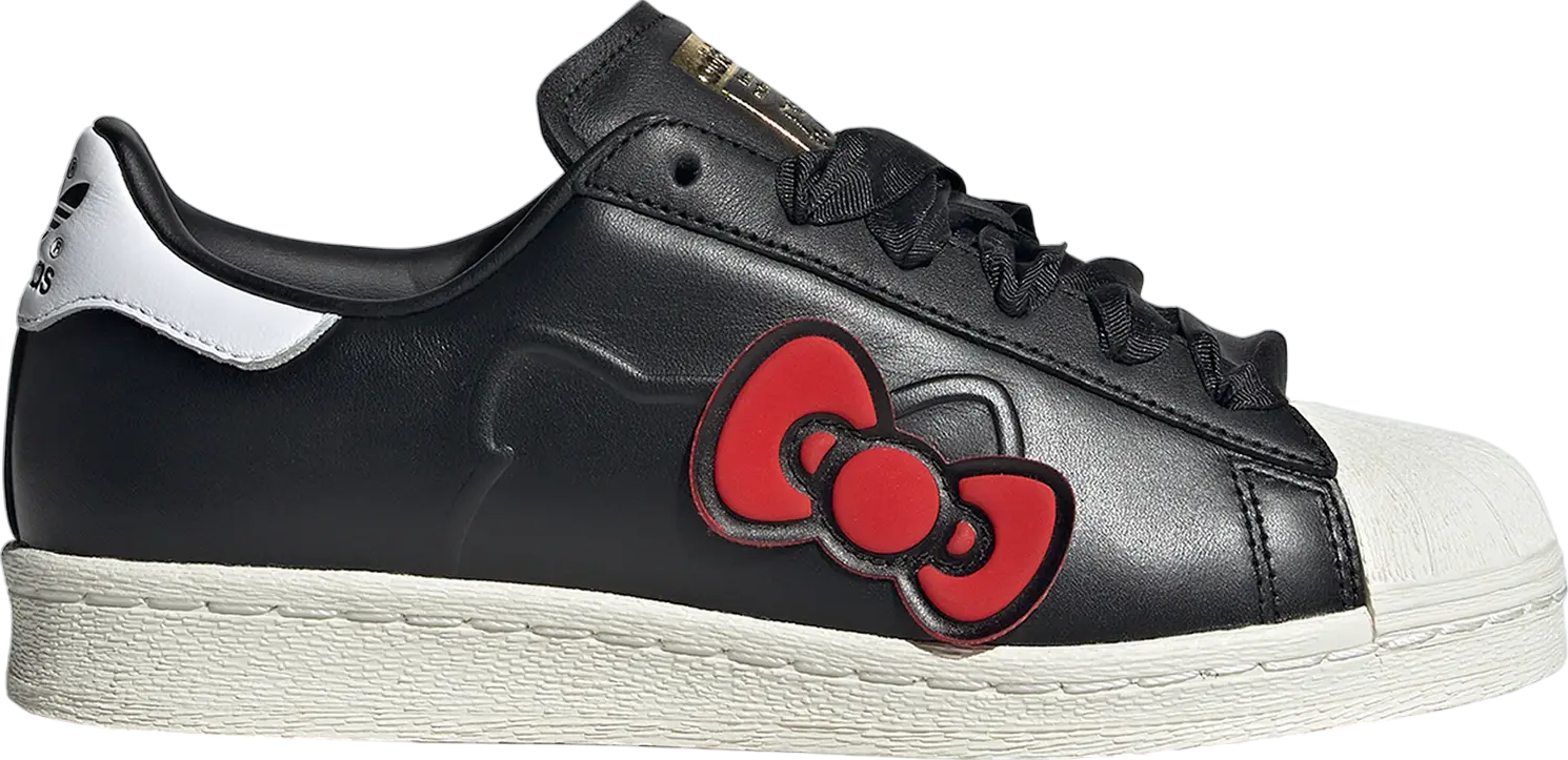 Hello Kitty 50th Anniversary x Adidas Superstar Core Black / White / Red