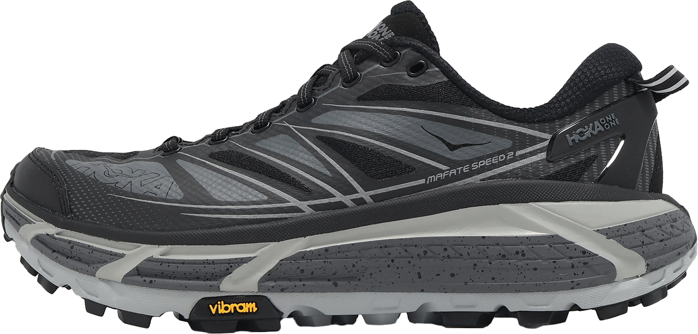 Hoka Mafate Speed 2 Black / Castlerock - Aug 2024 Hoka Mafate Speed 2 Black / Castlerock - Aug 2024