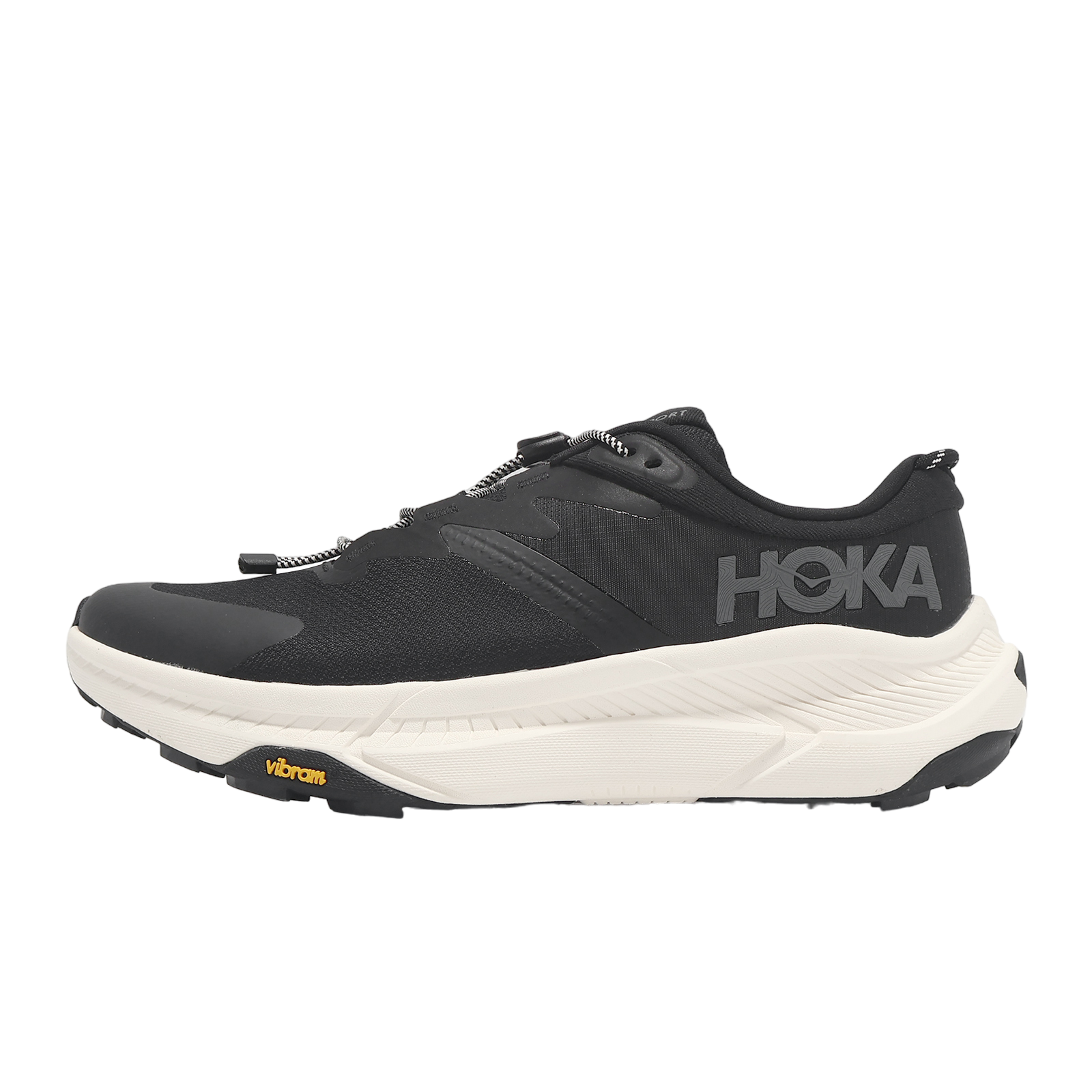 Hoka Transport 2E Wide Black / White