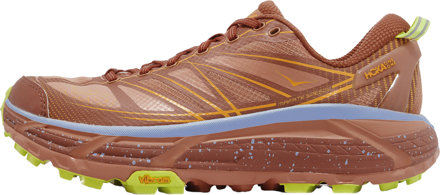 Hoka U Mafate Speed 2 Baked Clay / Radiant Yellow - Apr 2023  display picture 1