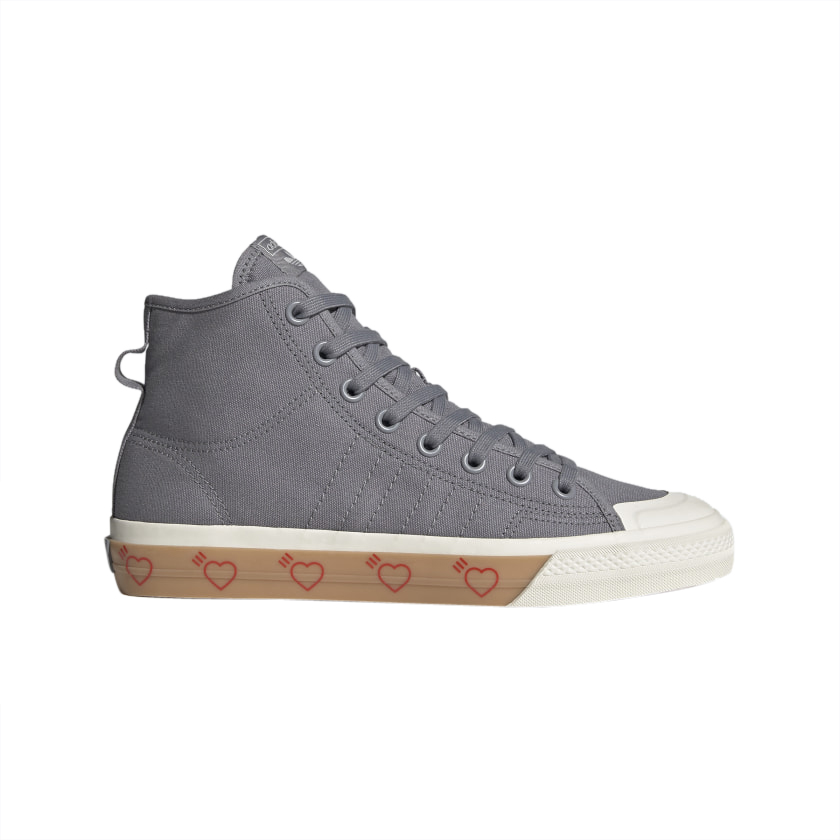 Human Made x adidas Nizza Hi Grey Five