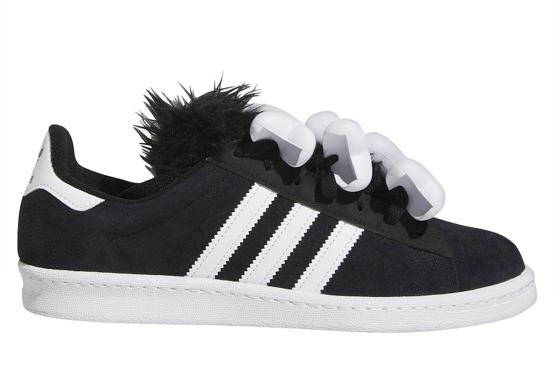 Jeremy Scott x adidas Campus 80s Bones Core Black