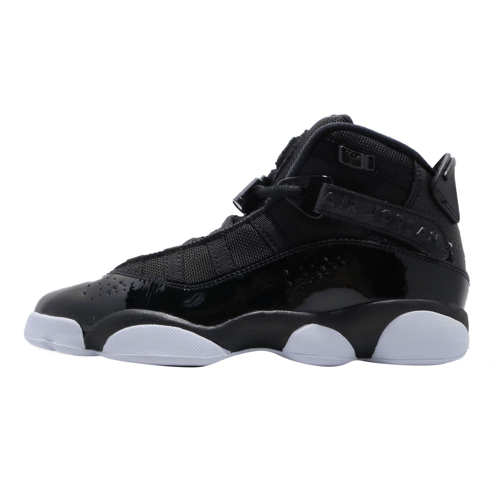 Jordan 6 Rings GS Black White