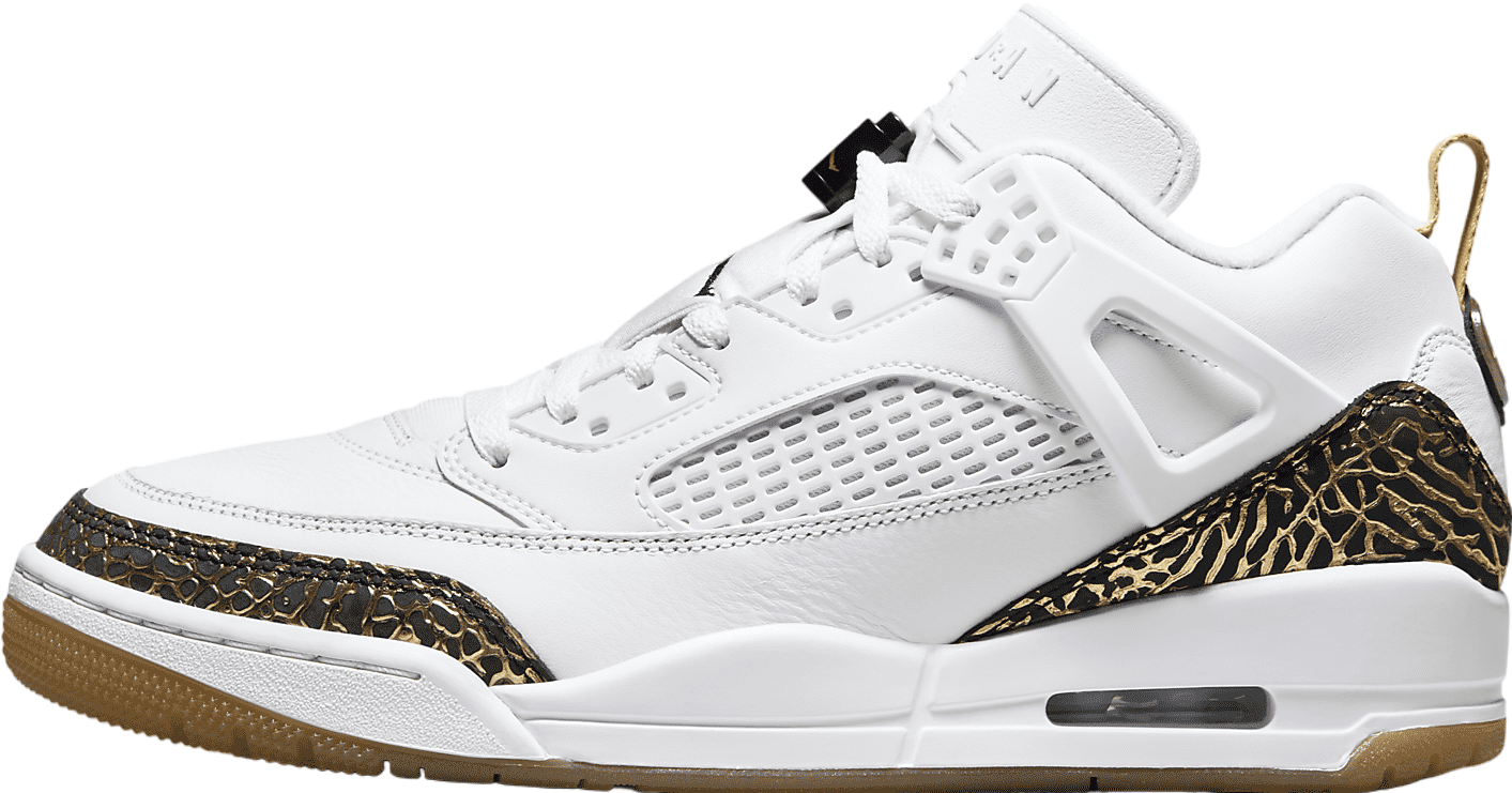 Jordan Spizike Low White/Metallic Gold