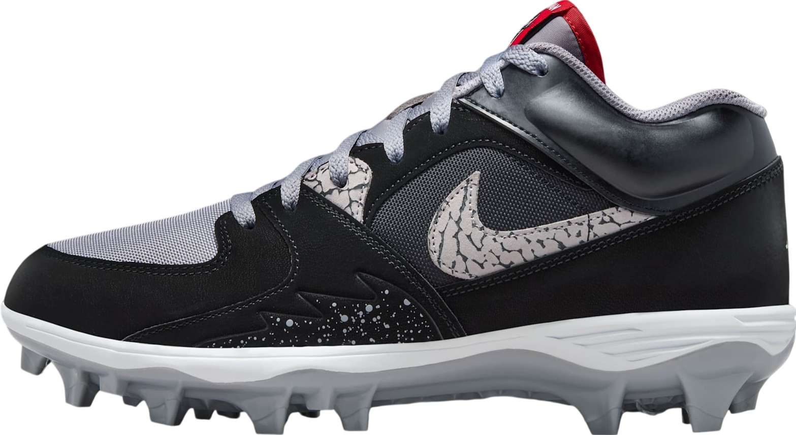 grey jordan football cleats