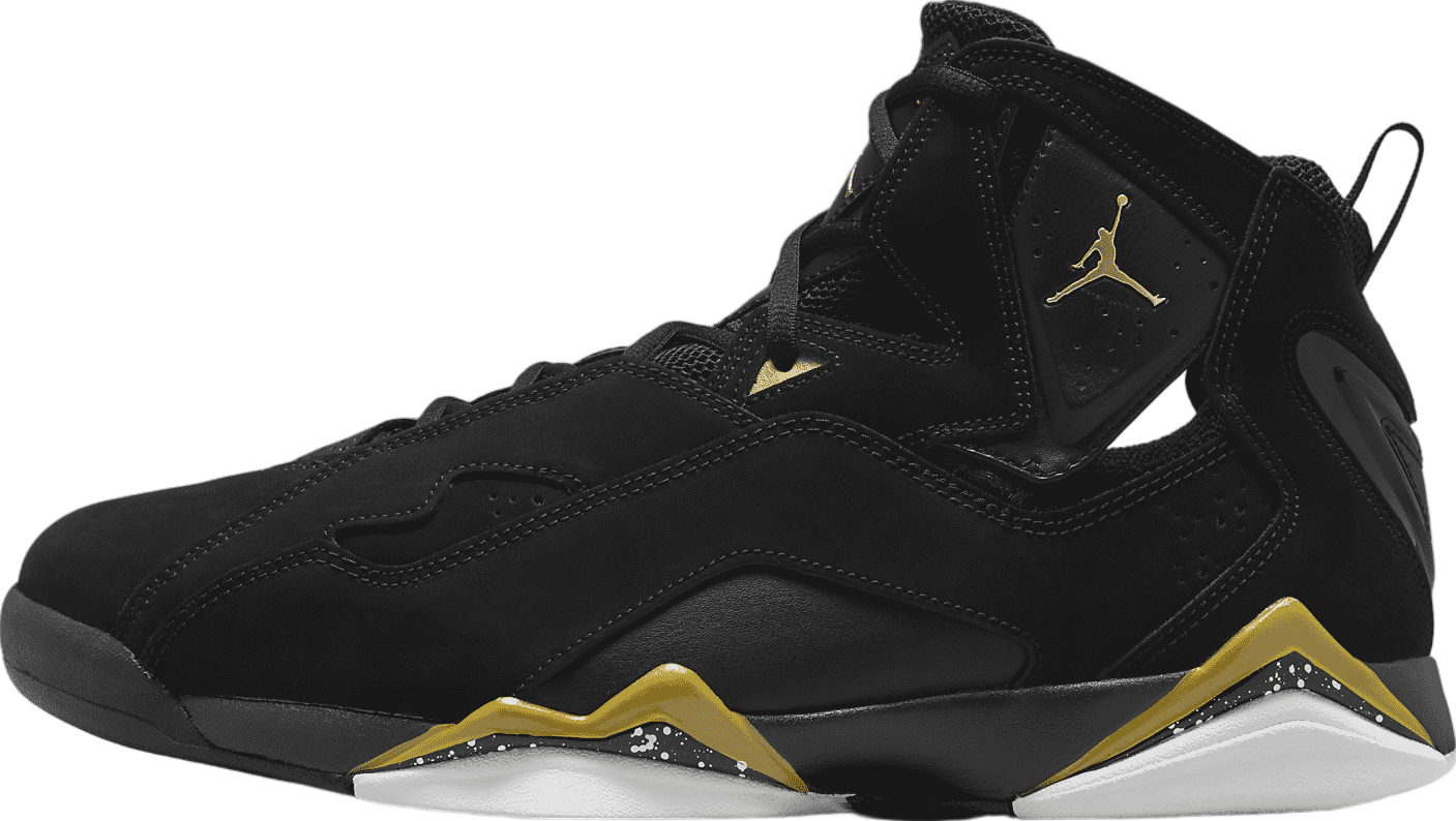 Jordan True Flight Black / Metallic Gold - Jul 2024 - 342964