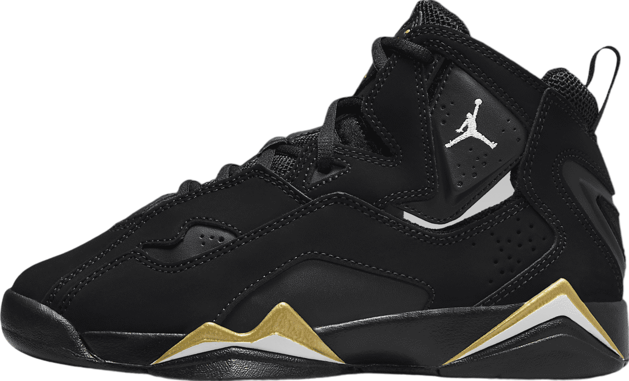 jordans true flight black and gold