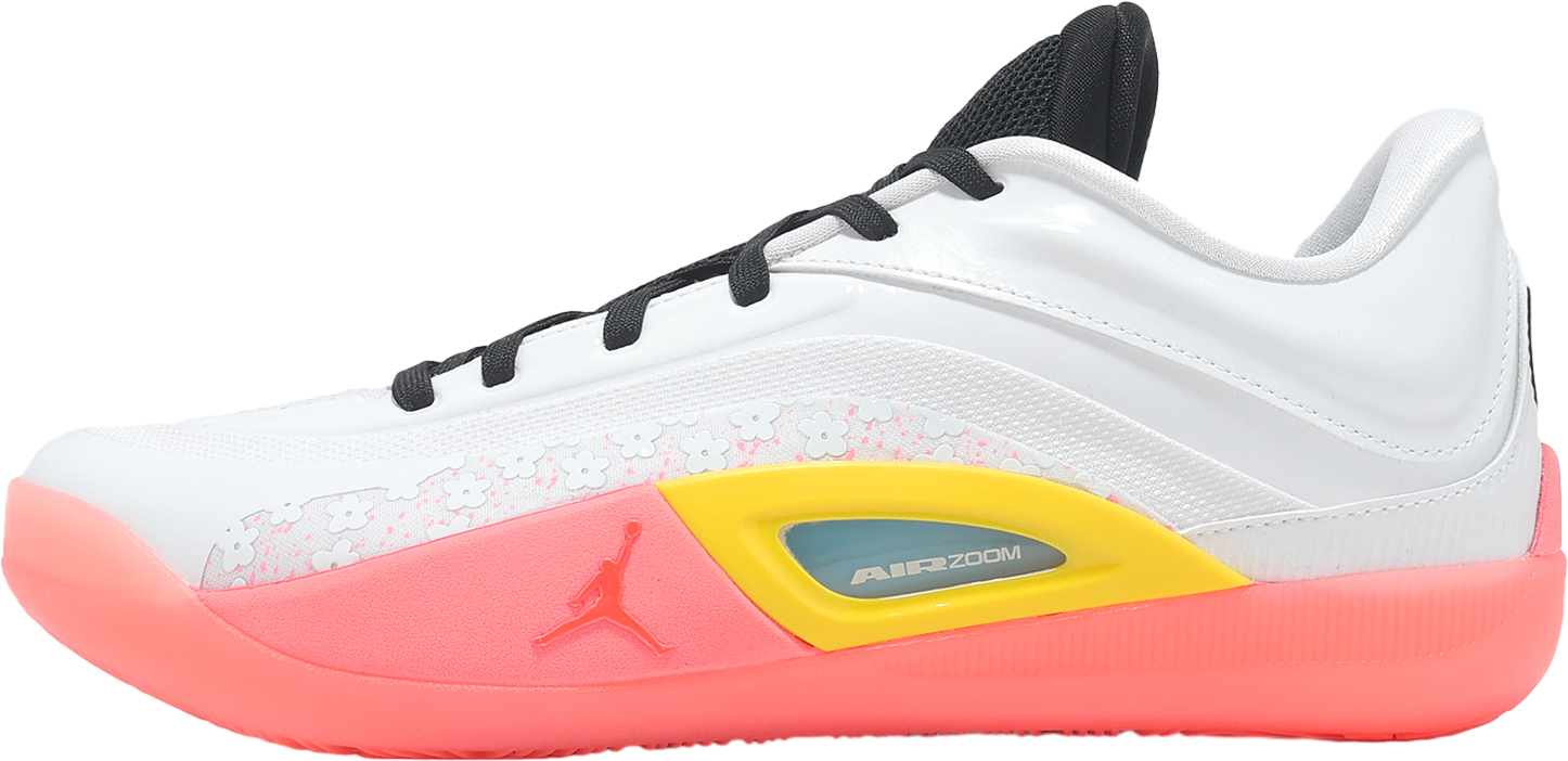 Jordan Zion 4 PF White / Hot Punch Black - May 2025