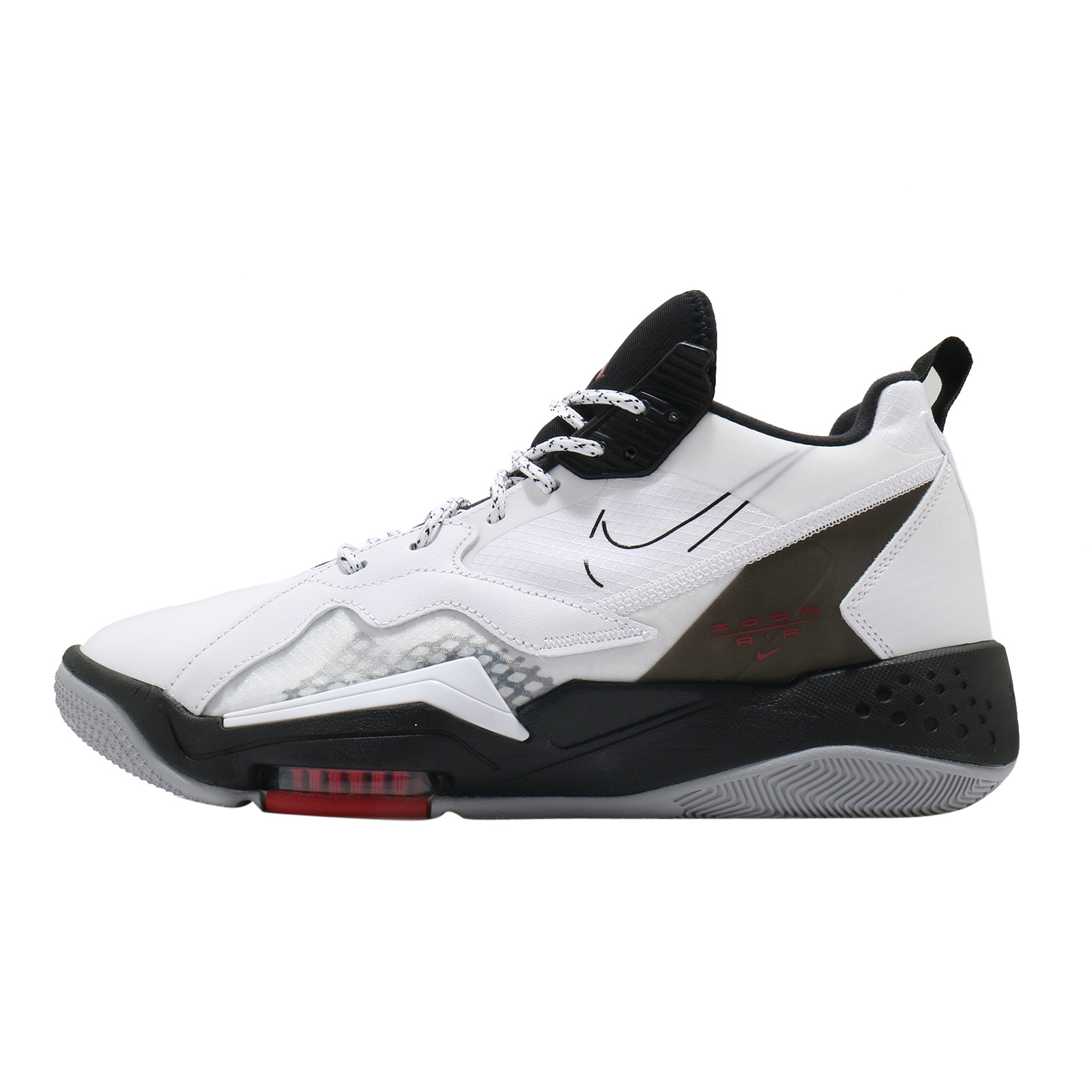 Jordan Zoom 92 White Black Gym Red