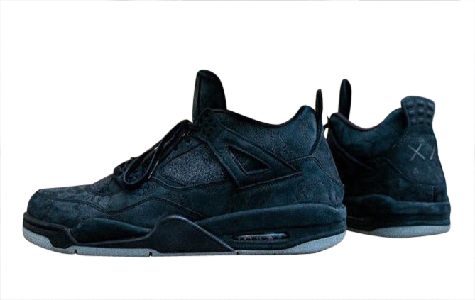 KAWS x Air Jordan 4 Black