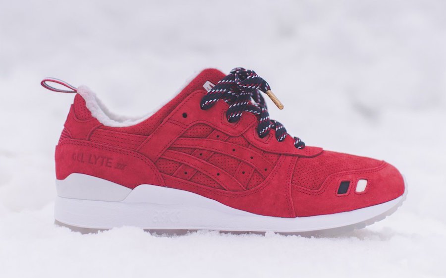 KITH x Moncler x Asics Gel Lyte 3 Red