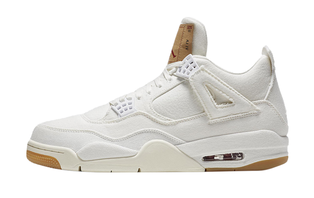 Levi's x Air Jordan 4 GS White Denim