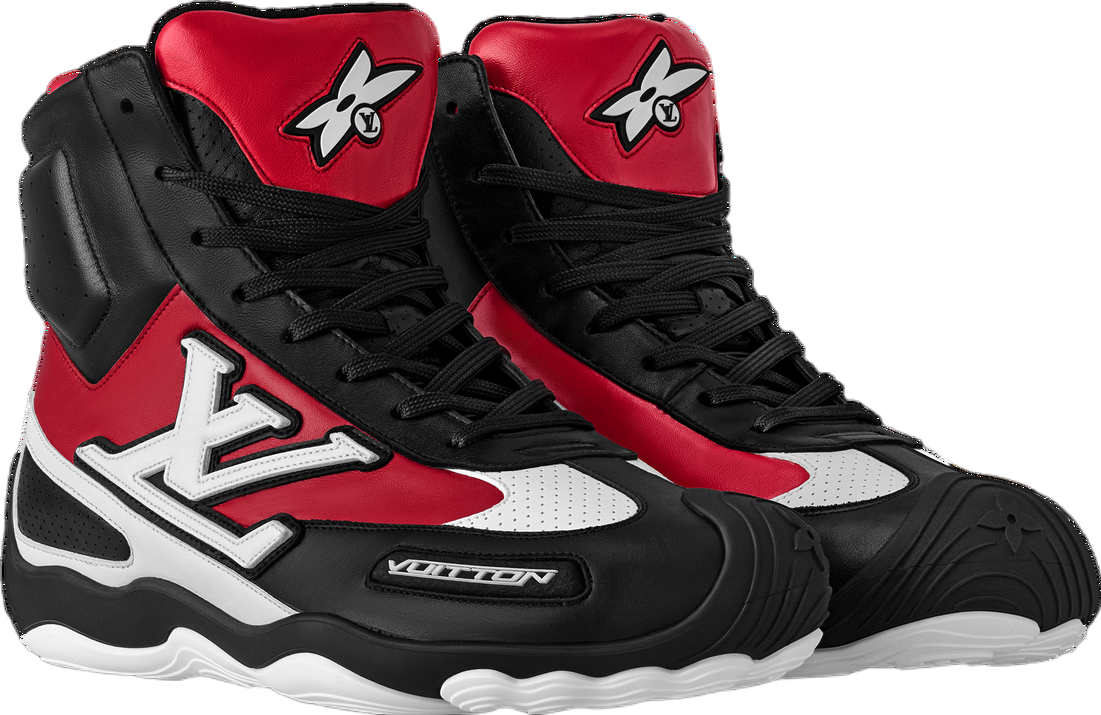 Louis Vuitton LV Footprint Racing High Top Red - Jan 2025