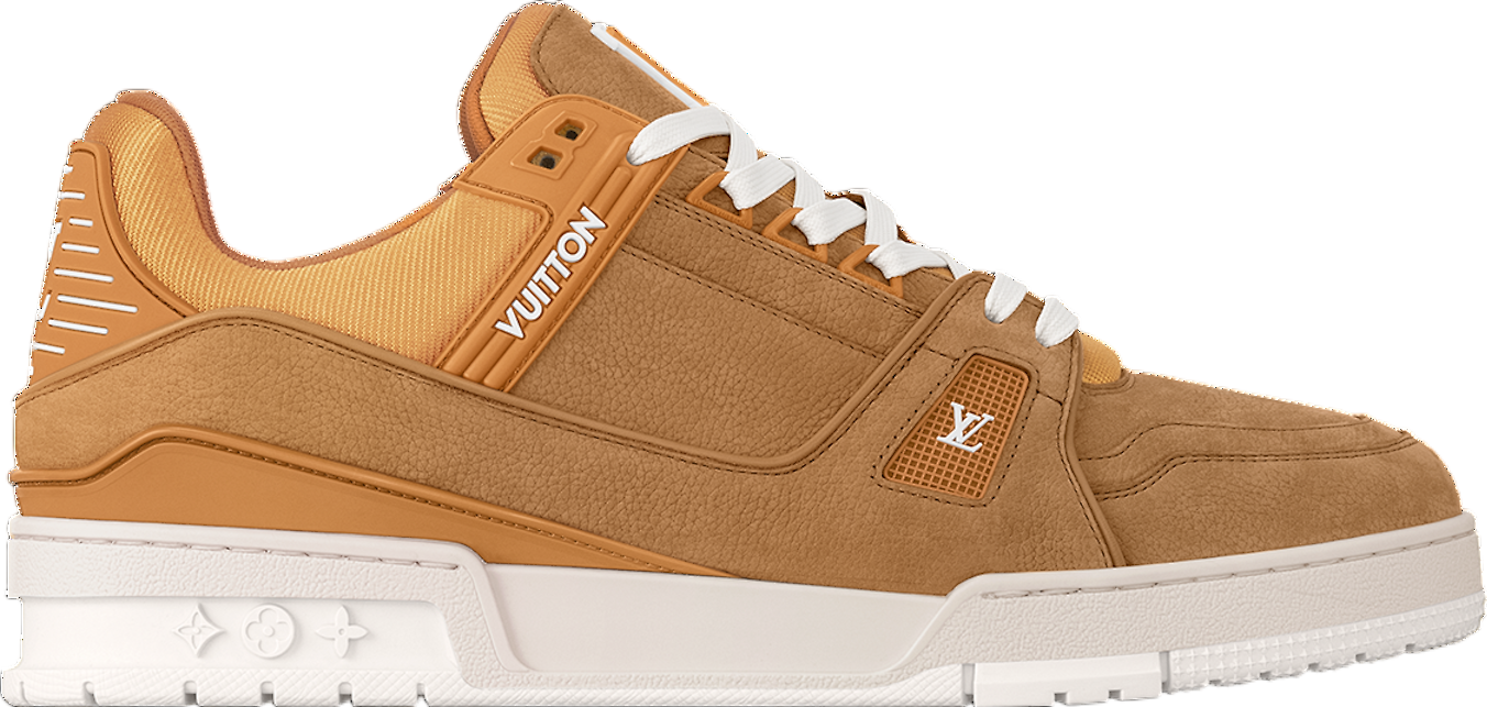 Louis Vuitton LV Trainer Beige / White / Grey - Aug 2024 Louis Vuitton LV Trainer Beige / White / Grey - Aug 2024