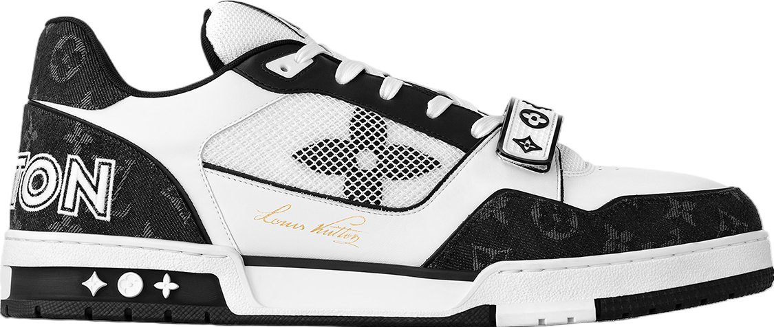 Louis Vuitton LV Trainer White / Black - Aug 2024 - 1ABODI