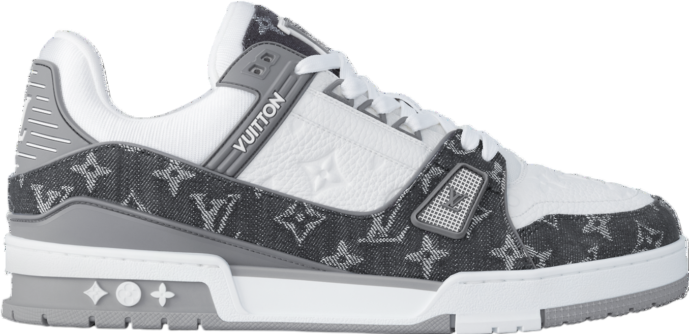 Louis Vuitton LV Trainer WMNS Blue / Black / White - Sep Louis Vuitton LV Trainer WMNS Blue / Black / White - Sep