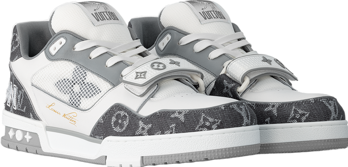 Louis Vuitton ホワイト・グレー Louis Vuitton LV Trainer Maxi White / Grey - Aug 2024
