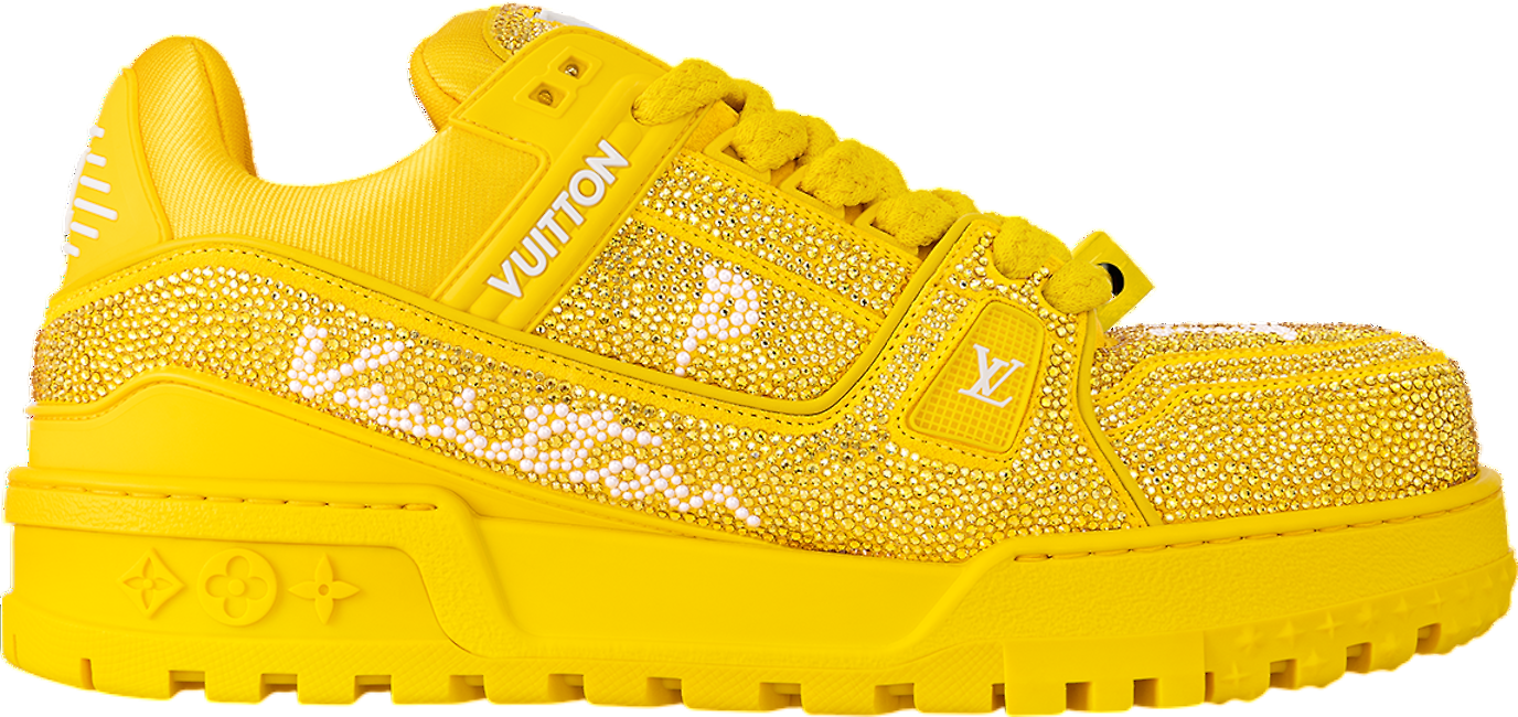 Louis Vuitton LV Trainer Maxi Yellow Swarovski - Aug 2024