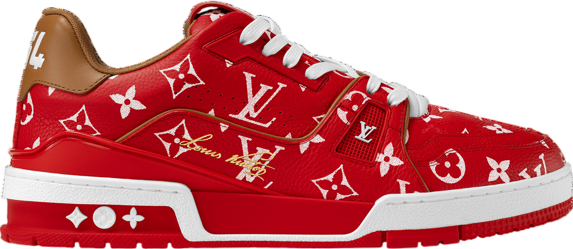 Louis Vuitton LV Trainer Red - Sep 2024 - 1AHAMY - KicksOnFire.com