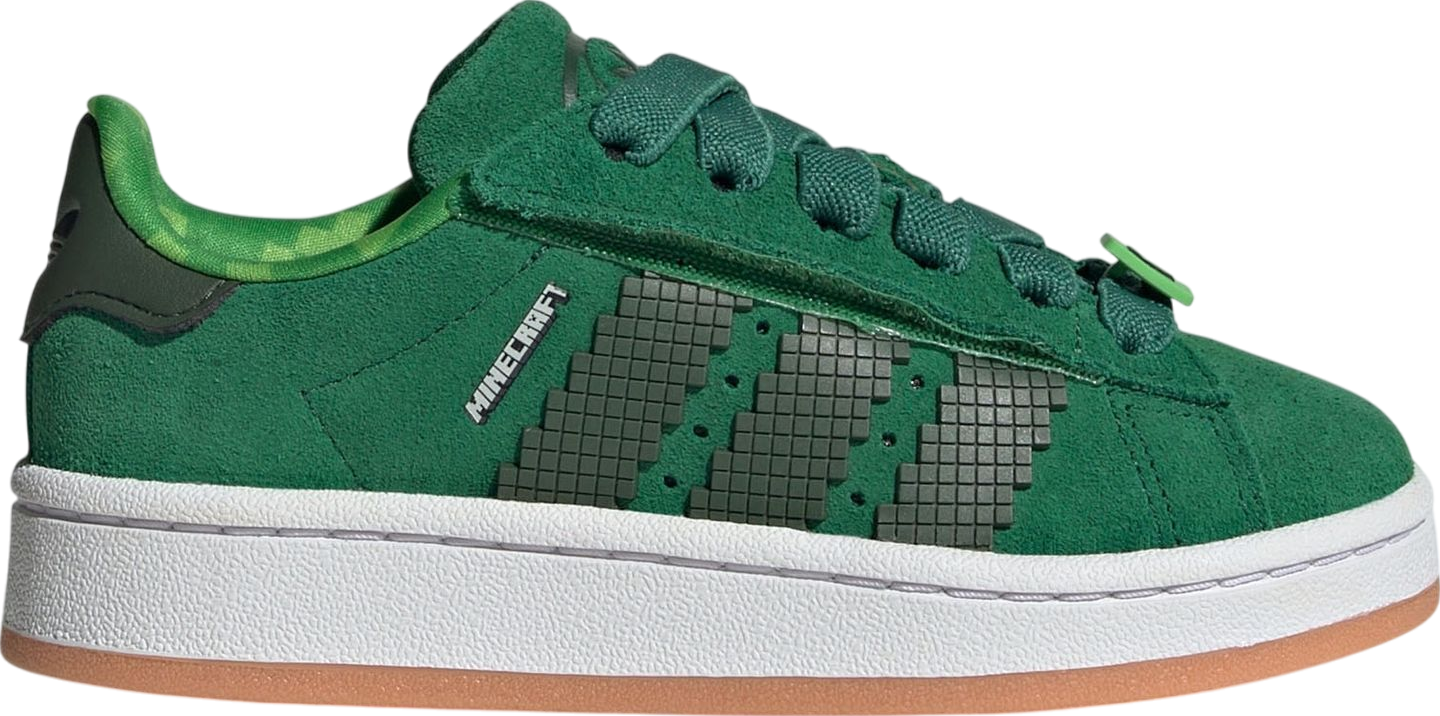 Minecraft x Adidas Campus 00s Green / White / Gum - Mar 2025