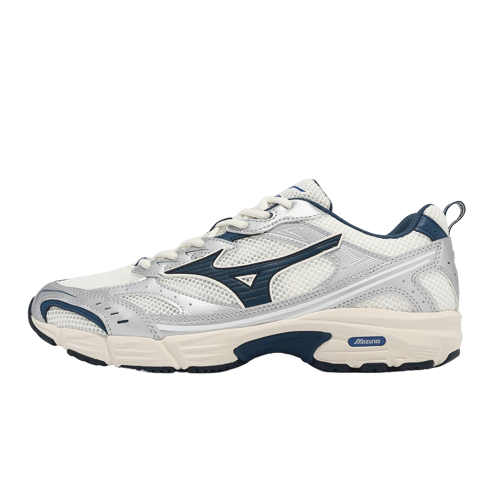 Mizuno Wave Rider 10 Snow White / Silver Cloud - Sep 2024