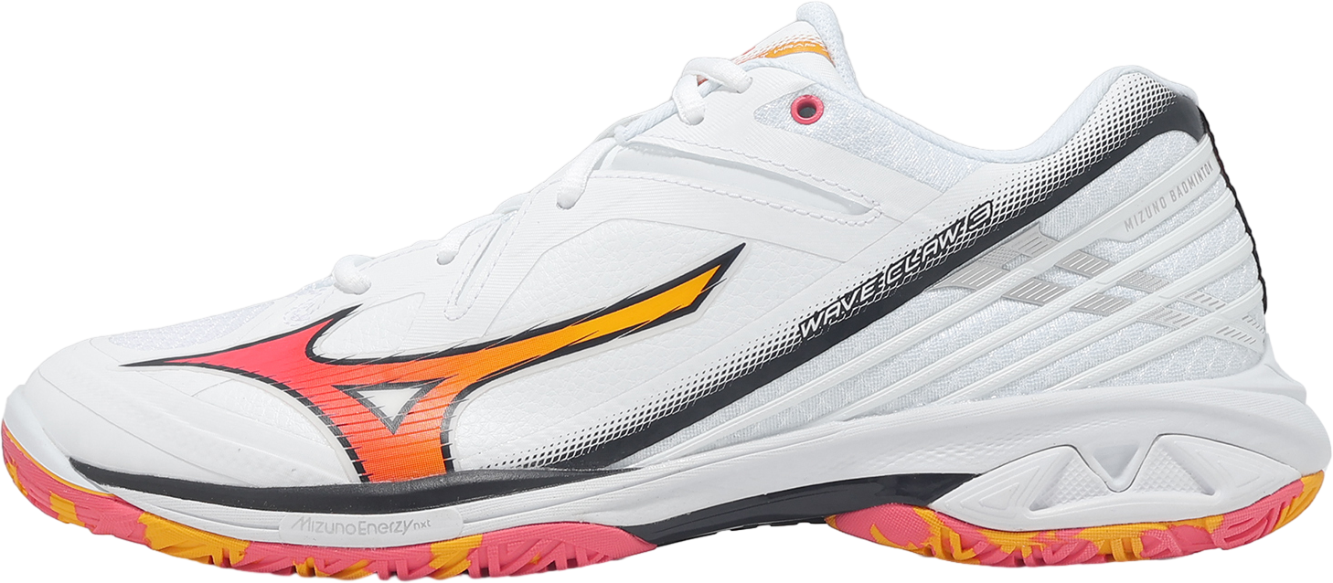 Mizuno Wave Claw 3 Wide White / Orange - Jul 2025