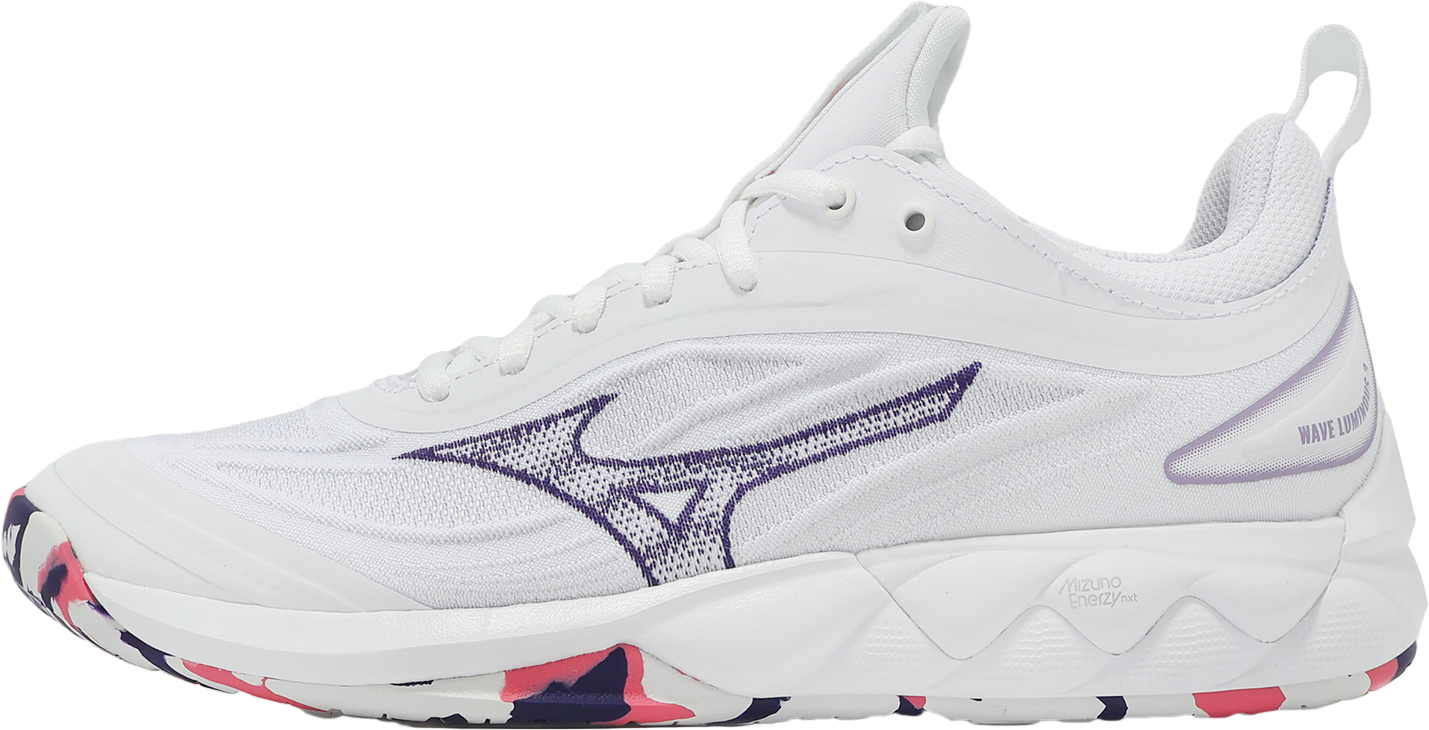 Mizuno Wave Luminous 3 White / Purple - Jul 2024 - V1GC242035