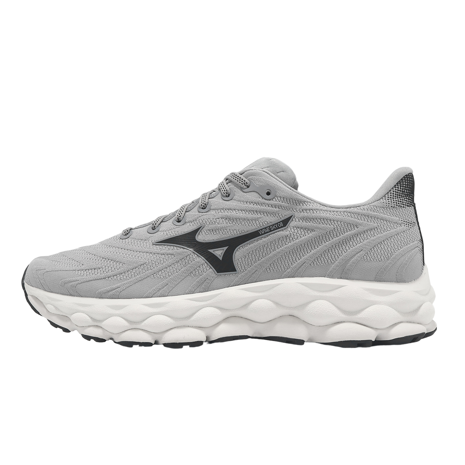 Mizuno Wave Sky 8 Grey / Black - Jul 2024 - J1GC240203